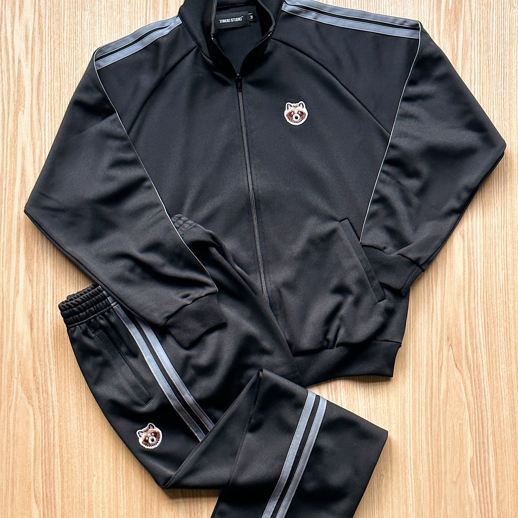 TANUKI STUDIO セットアップ 2line-track-jacket-web-