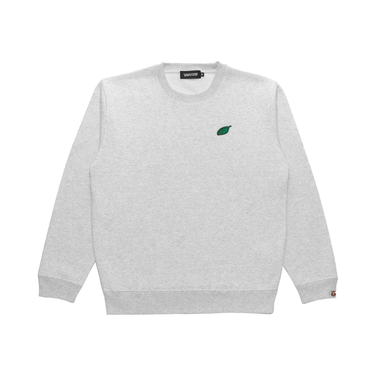 Leaf Logo “裏起毛” Crew Neck Sweat - L.Grey