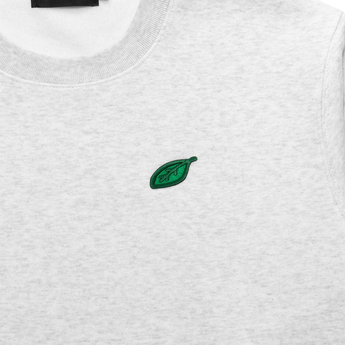 Leaf Logo “裏起毛” Crew Neck Sweat - L.Grey