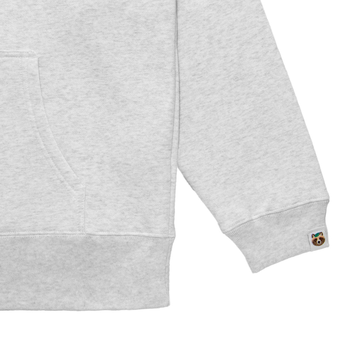 Leaf Logo “裏起毛” Pull Hoodie Sweat - Light Grey
