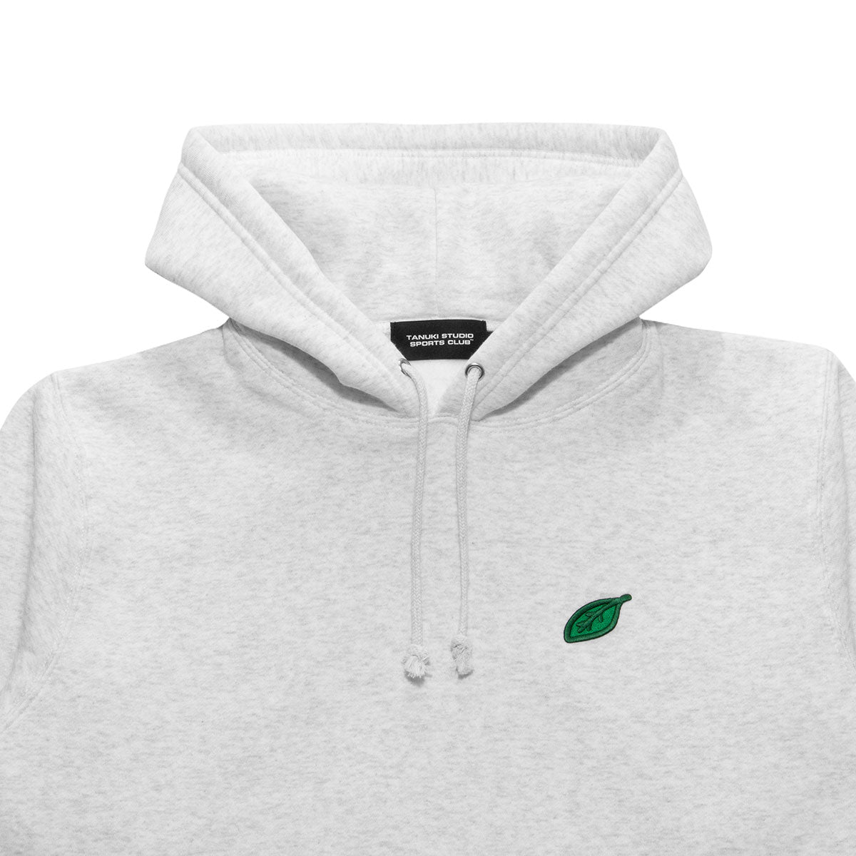 Leaf Logo “裏起毛” Pull Hoodie Sweat - Light Grey