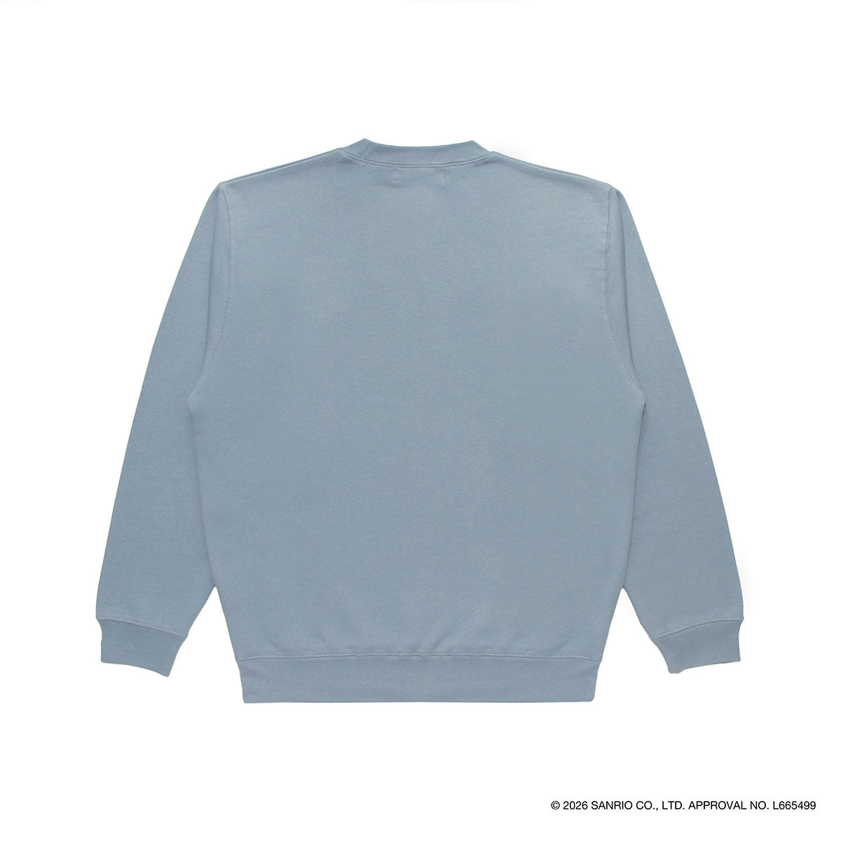 Kitty - Vertical Light Weight Sweat Crew Neck - L.Blue – TANUKI STUDIO