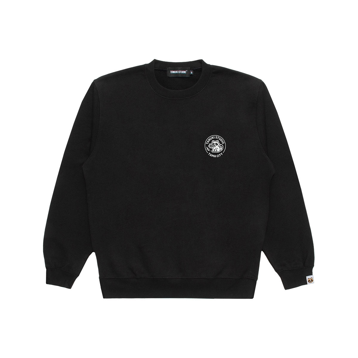 Circle Graphic Light Weight Sweat Crew Neck - Black – TANUKI