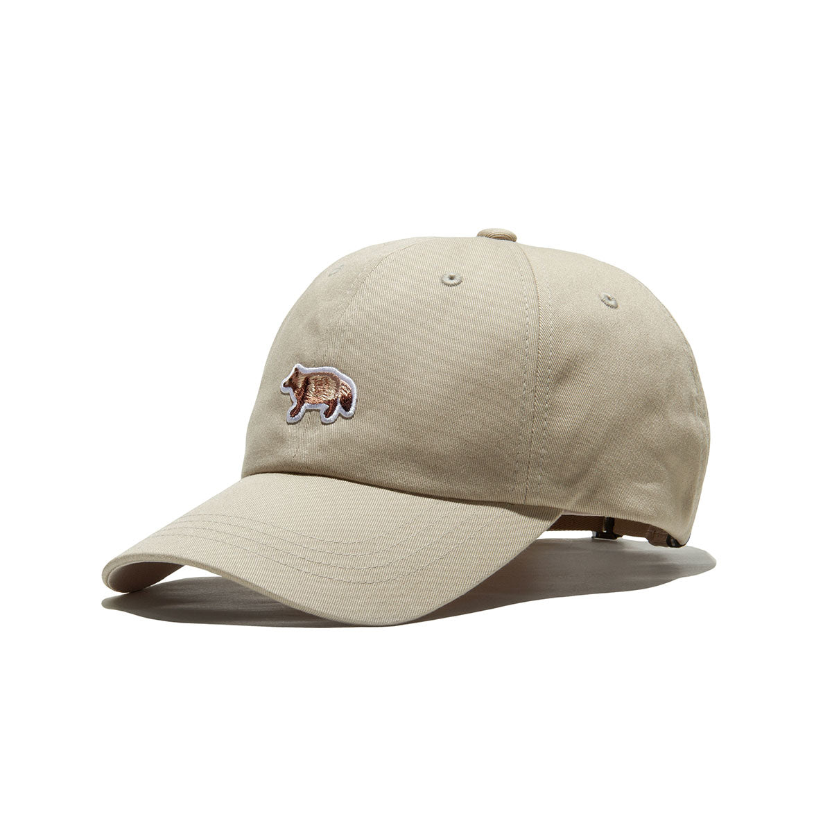 Sideways TANUKI Wappen 6 Panel Cap - Light Beige – TANUKI STUDIO
