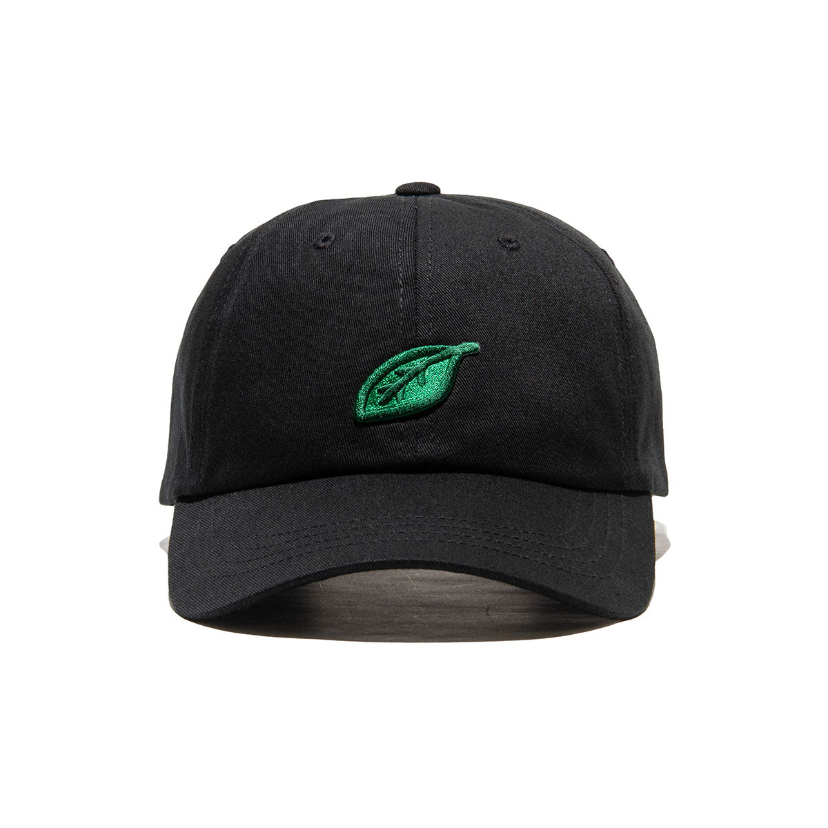 Leaf Logo 6 Panel Cap - Black – TANUKI STUDIO
