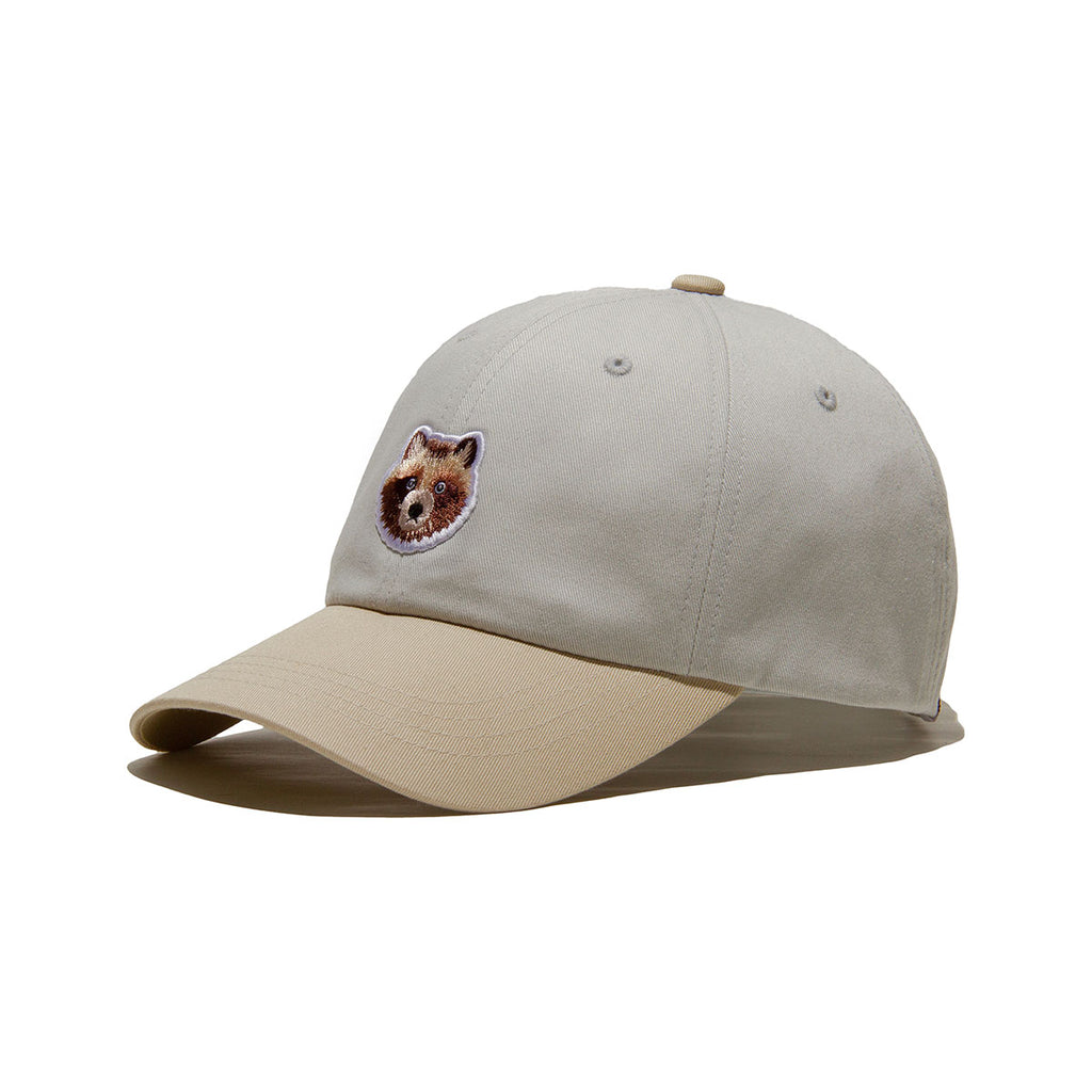 2Tone - TANUKI Wappen 6 Panel Cap - Grey × Beige – TANUKI STUDIO