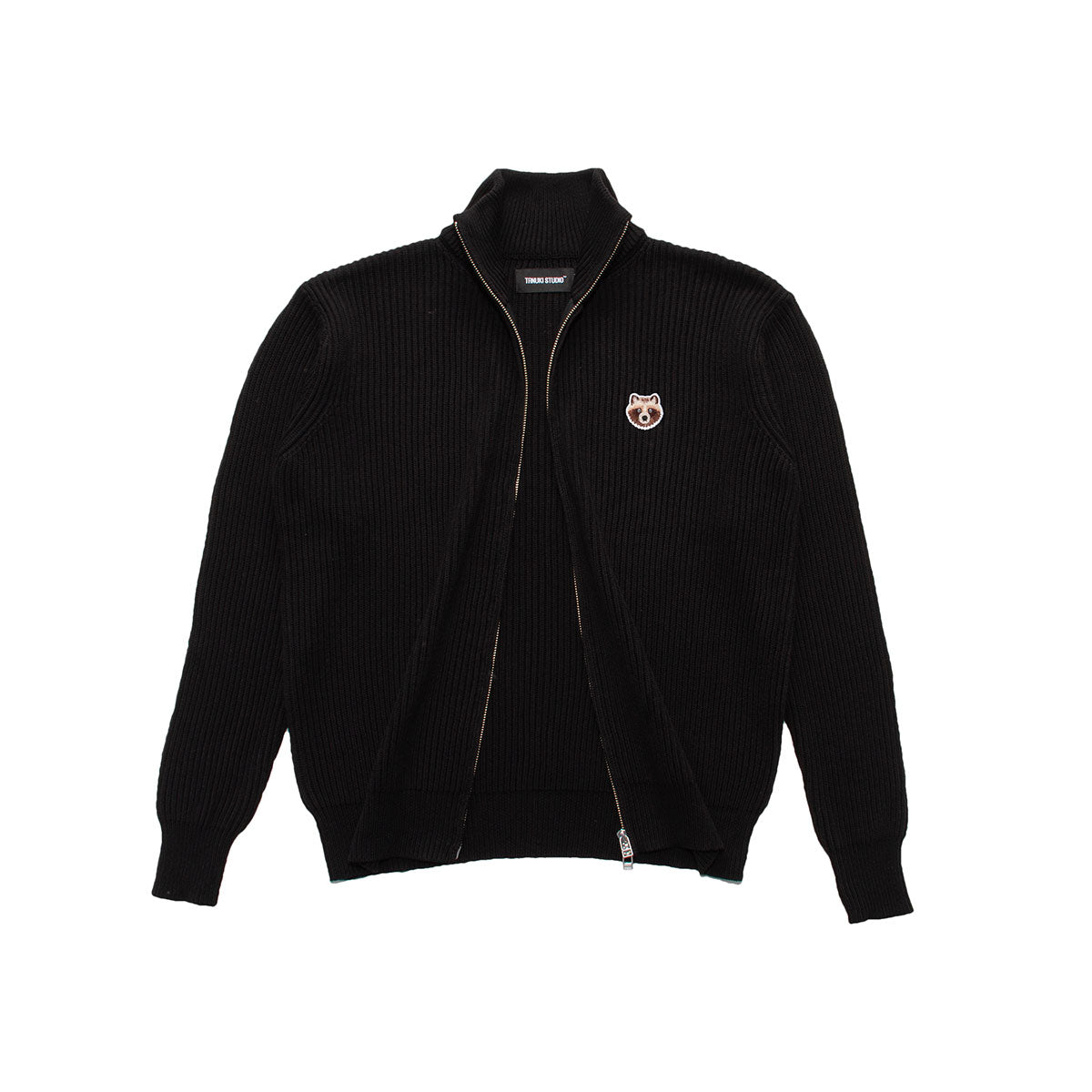 TANUKI-Drivers-Knit-Black-