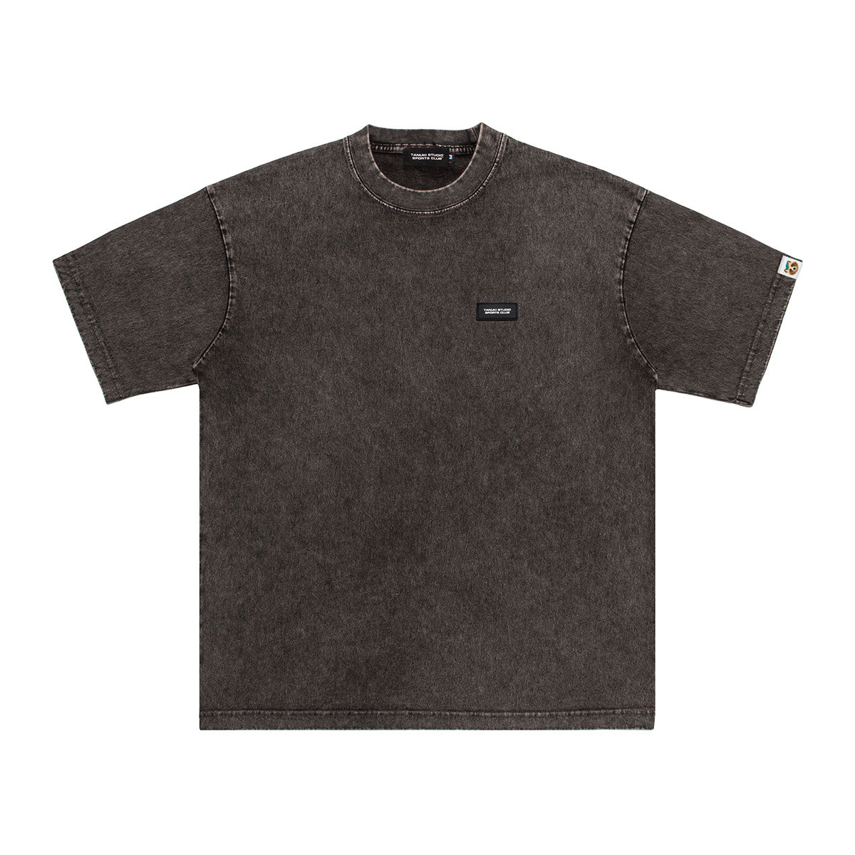 TSSC Solid Logo Vintage “Over-Size” S/S Tee - Black