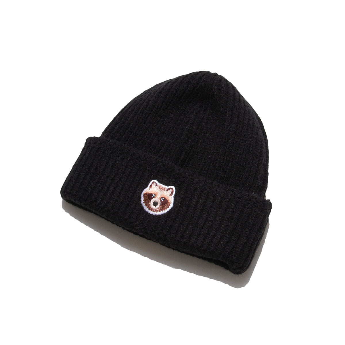 Wappen Knit Cap - Black – TANUKI STUDIO